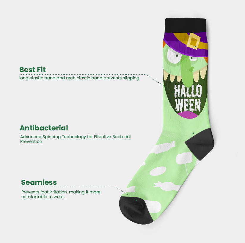 Witch Crew Socks (9")