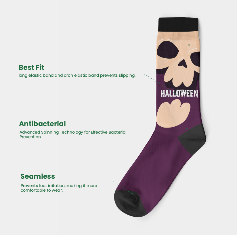 Skeleton Crew Socks (9")