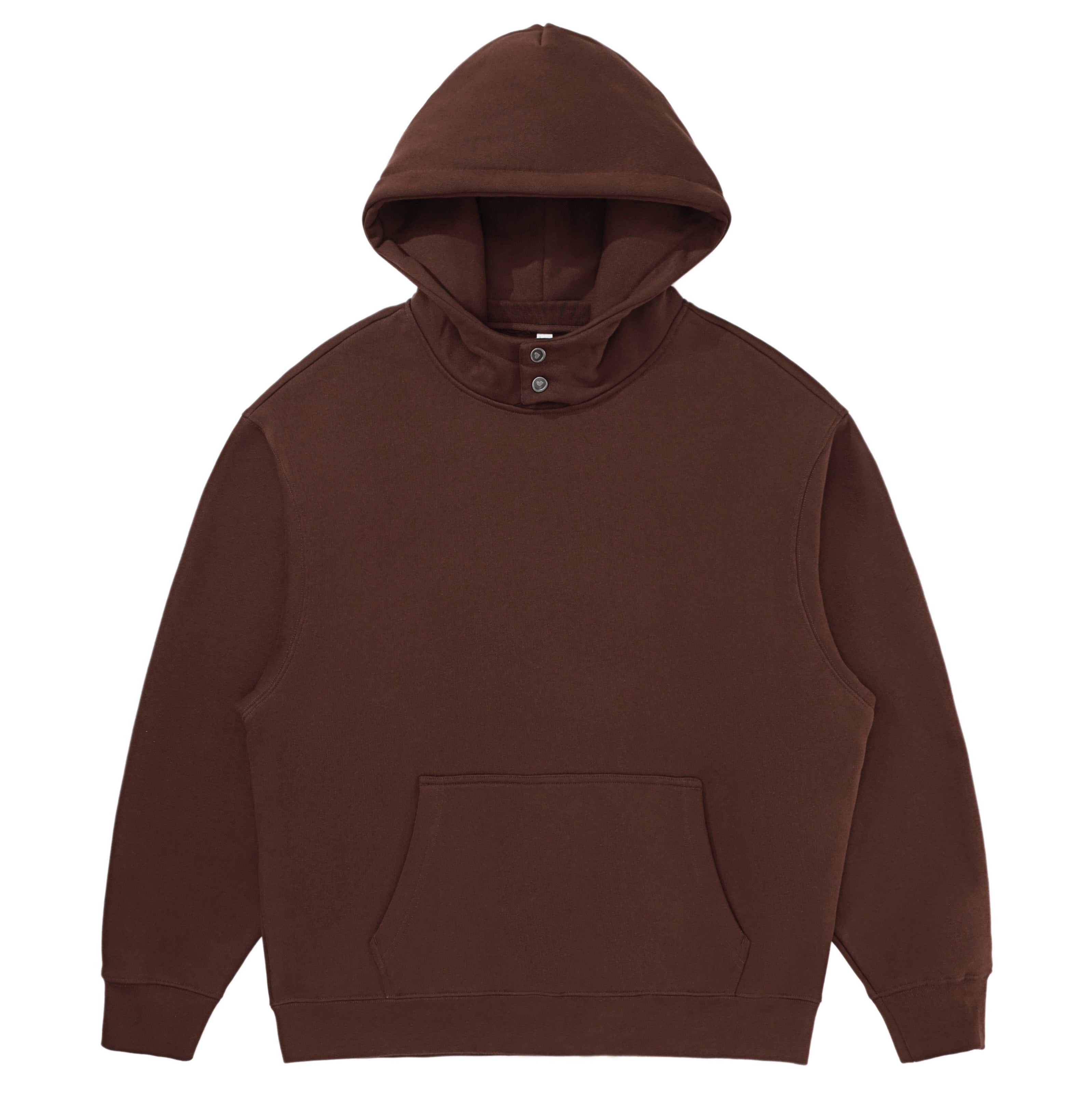 Double-Button Hooded Sweatshirt 510gsm