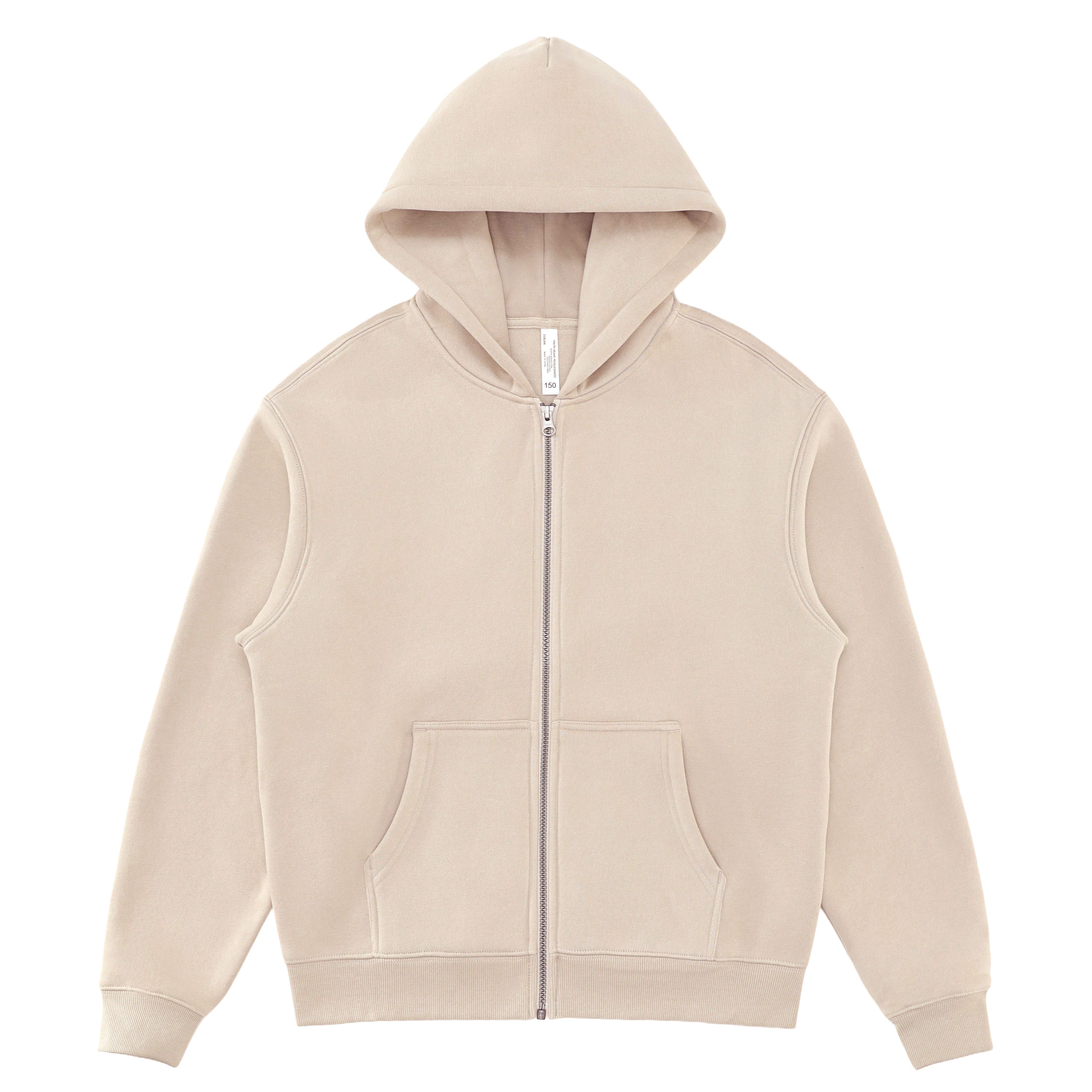 Zip-Up Plush Hoodie 350gsm