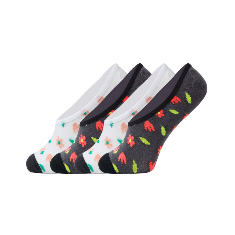 No Show Liner Sock with Non Slip Silicone Heel 6 Pair Pack