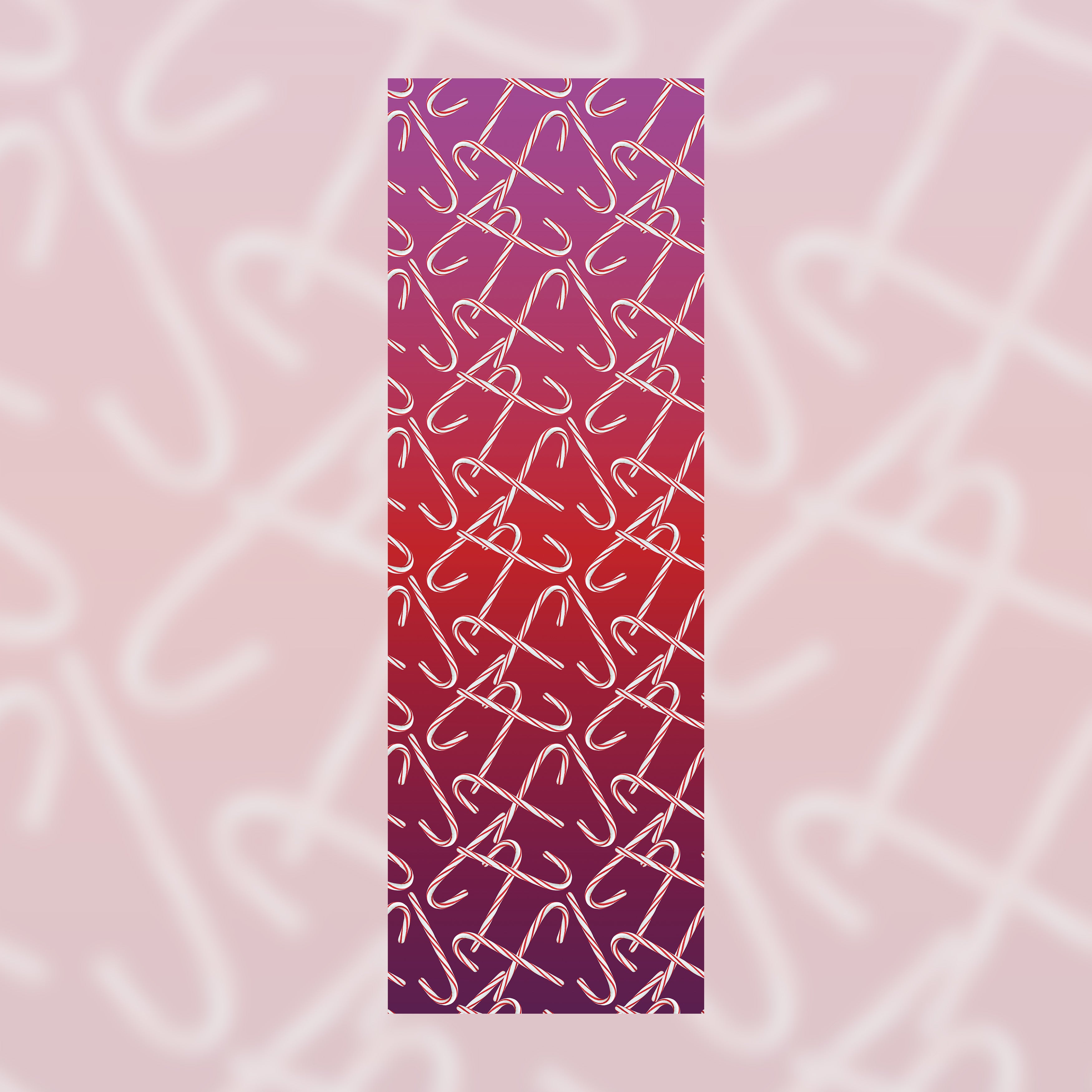 Candy Cane Gradient Crew Sock (9")