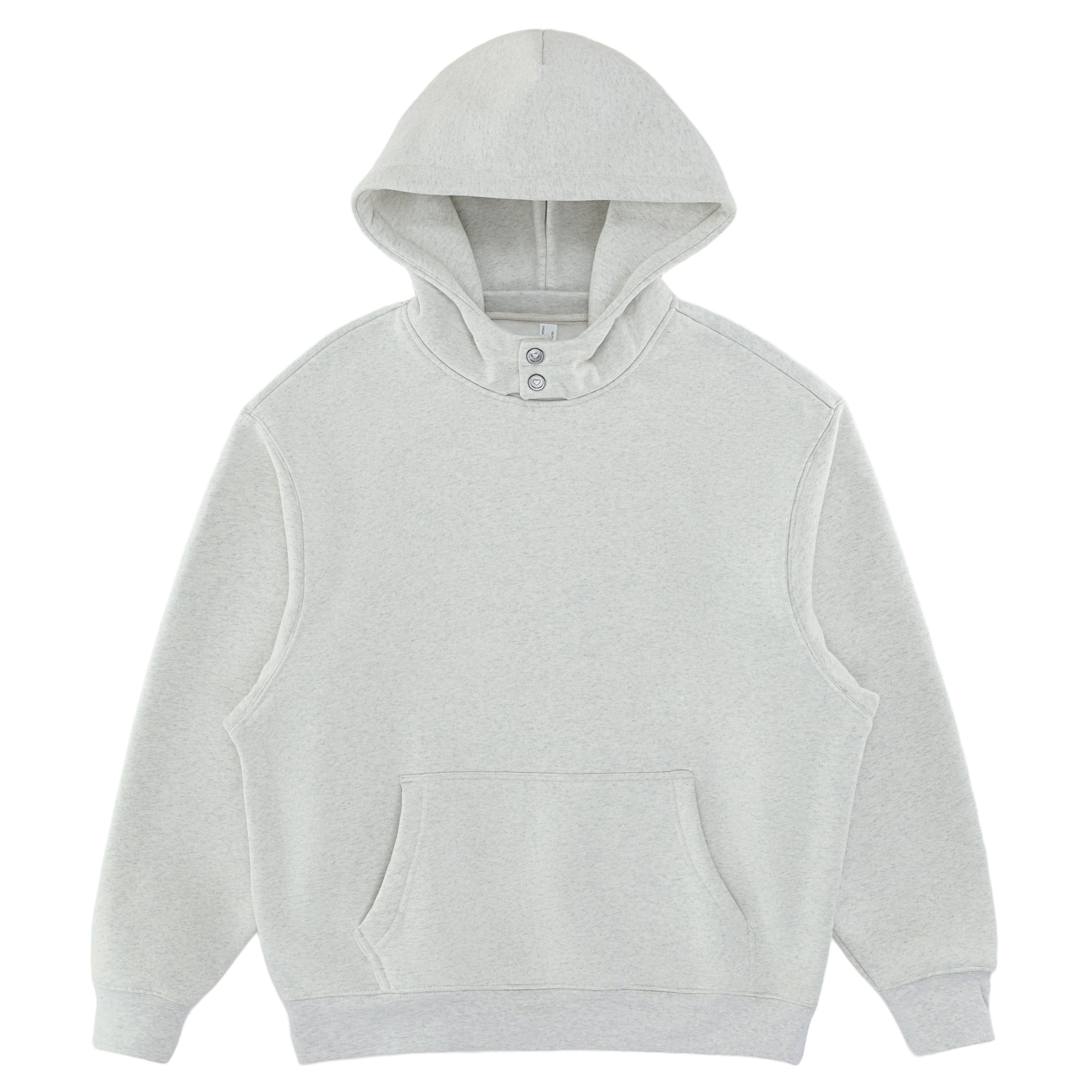 Double-Button Hooded Sweatshirt 510gsm