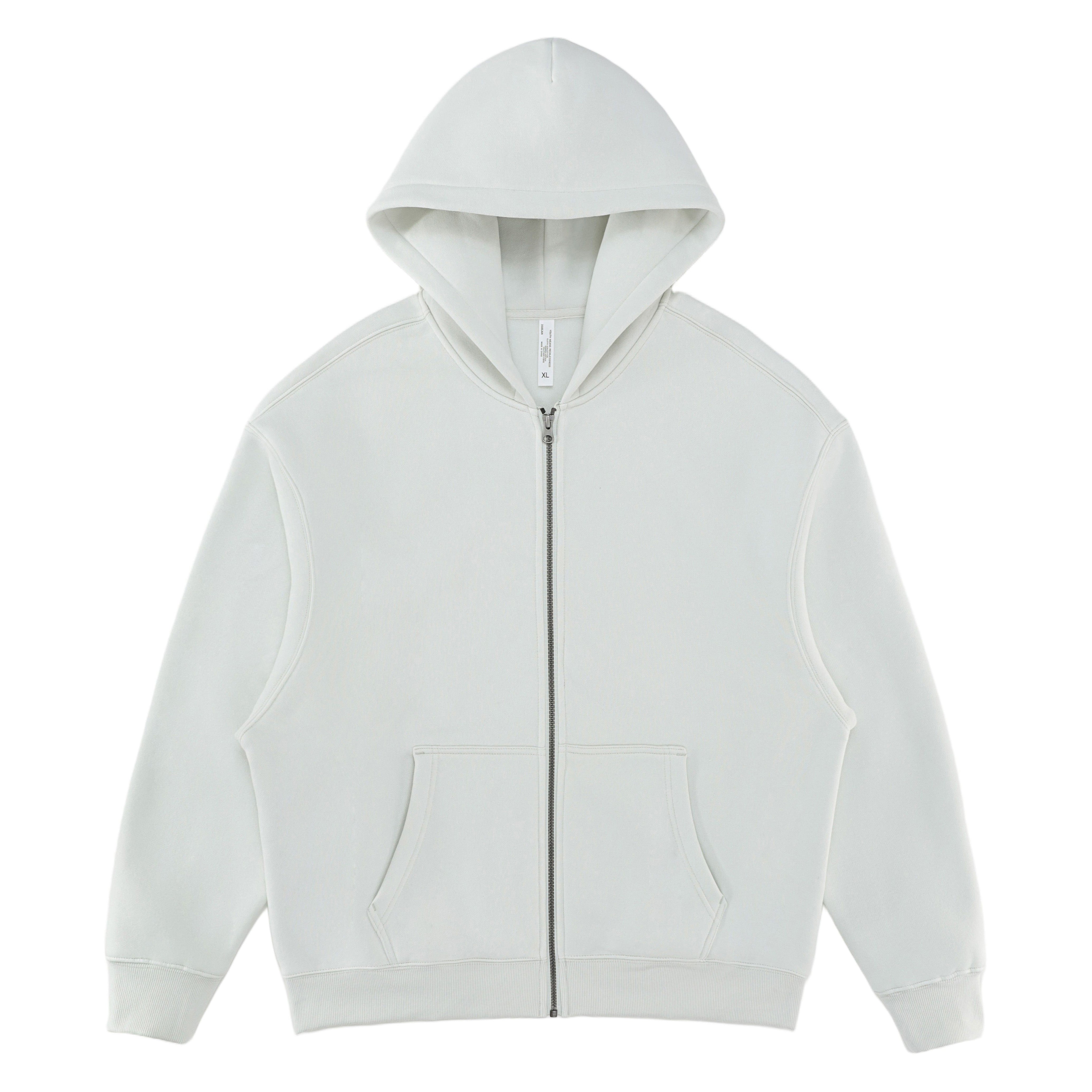 Zip-Up Plush Hoodie 350gsm