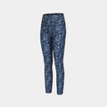Polyester Yoga Legging-Dark Blue