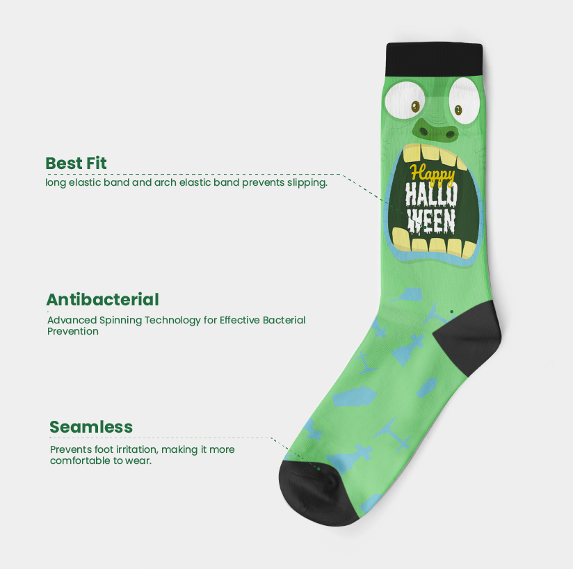 Zombie Crew Socks (9“)