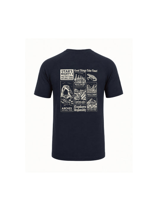 Kool Wool Series - "Utah’s Mighty Five" Men's Short Sleeve T-Shirt