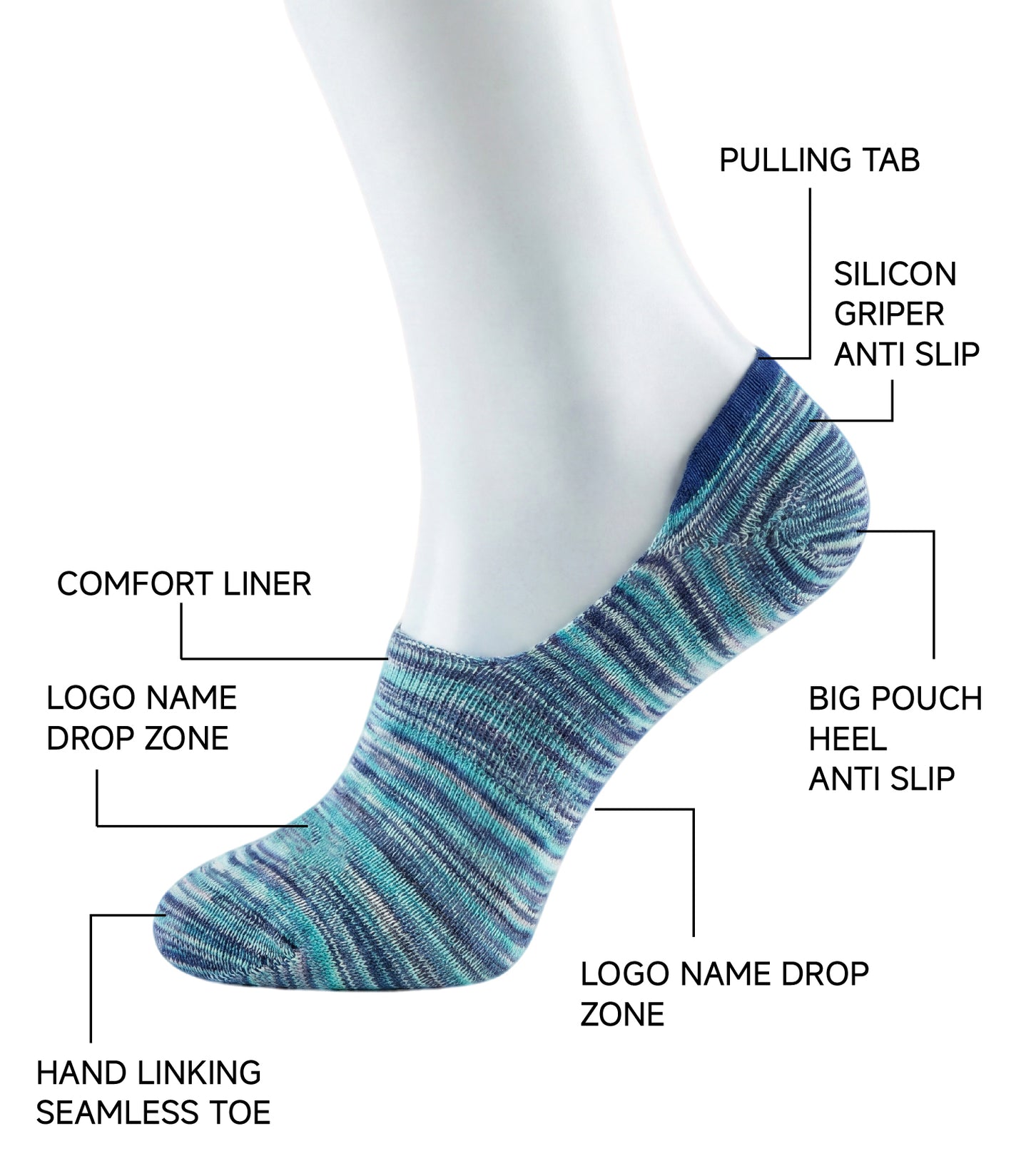 Low Cut No Show Socks