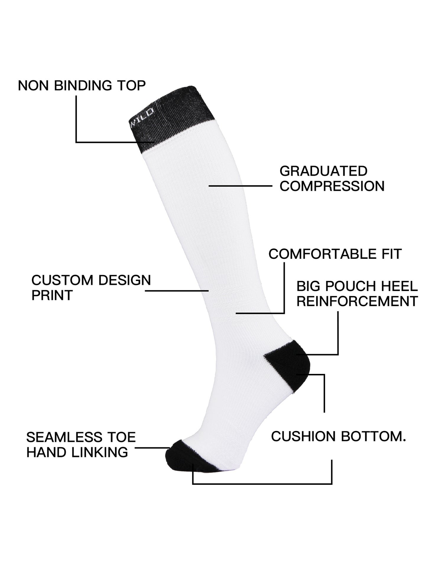 Printed Compression Socks