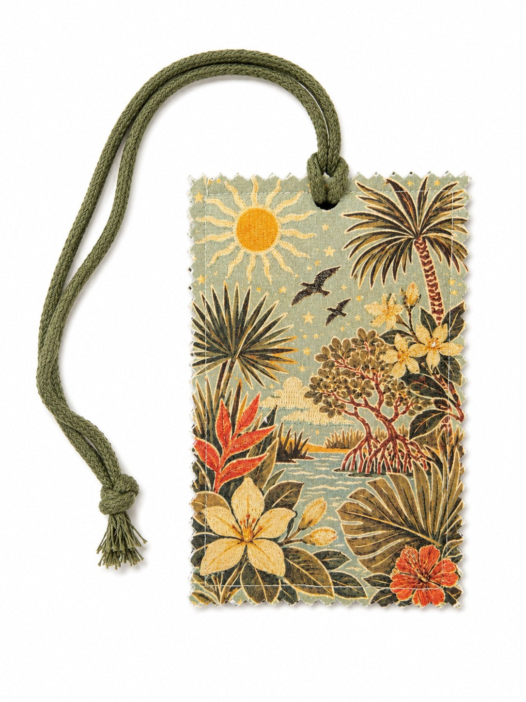 Embroidered Luggage Tag