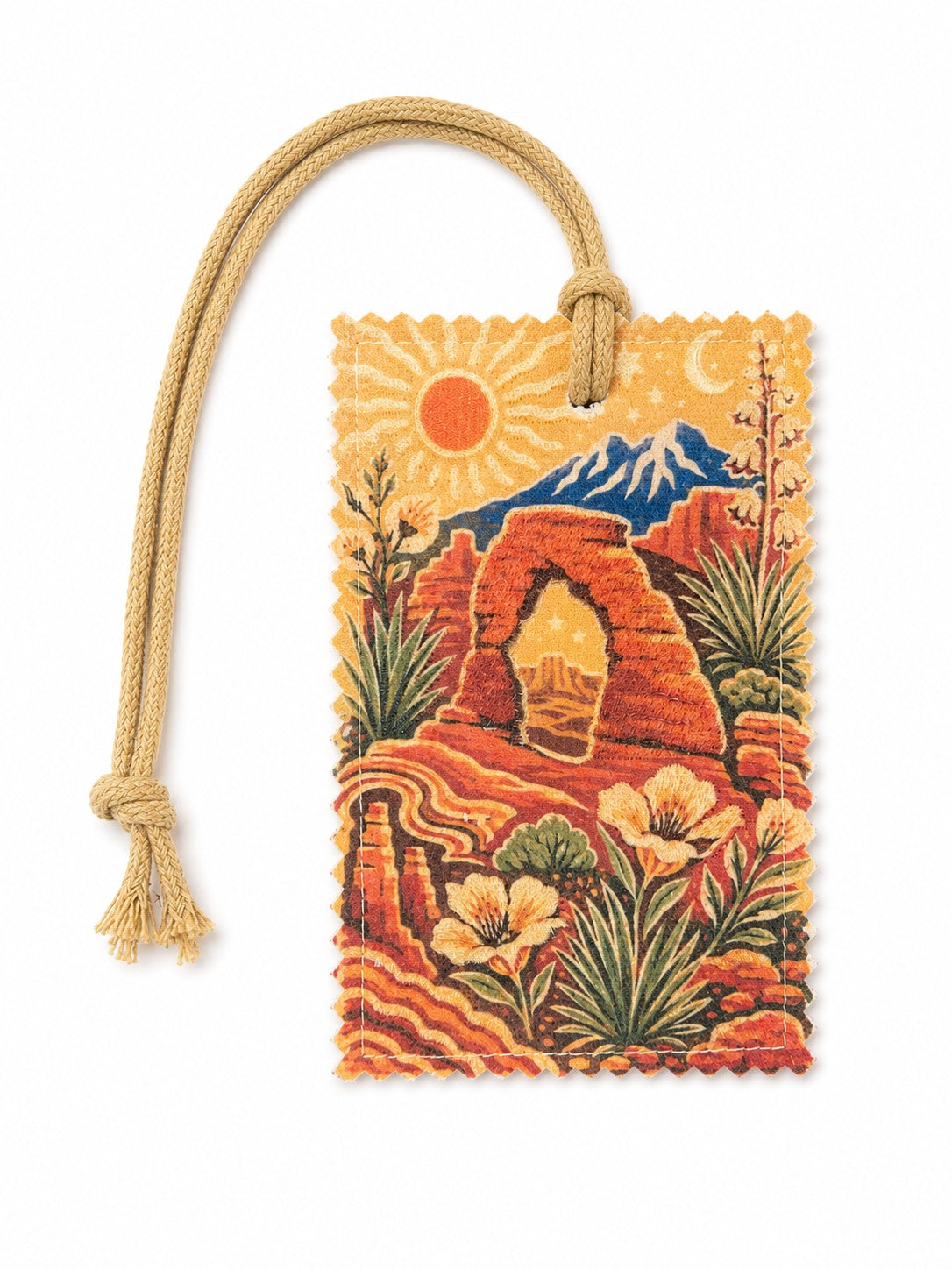 Embroidered Luggage Tag