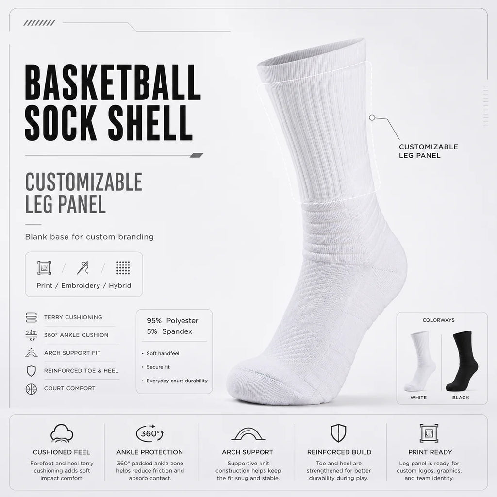 Custom Logo Basketball Socks