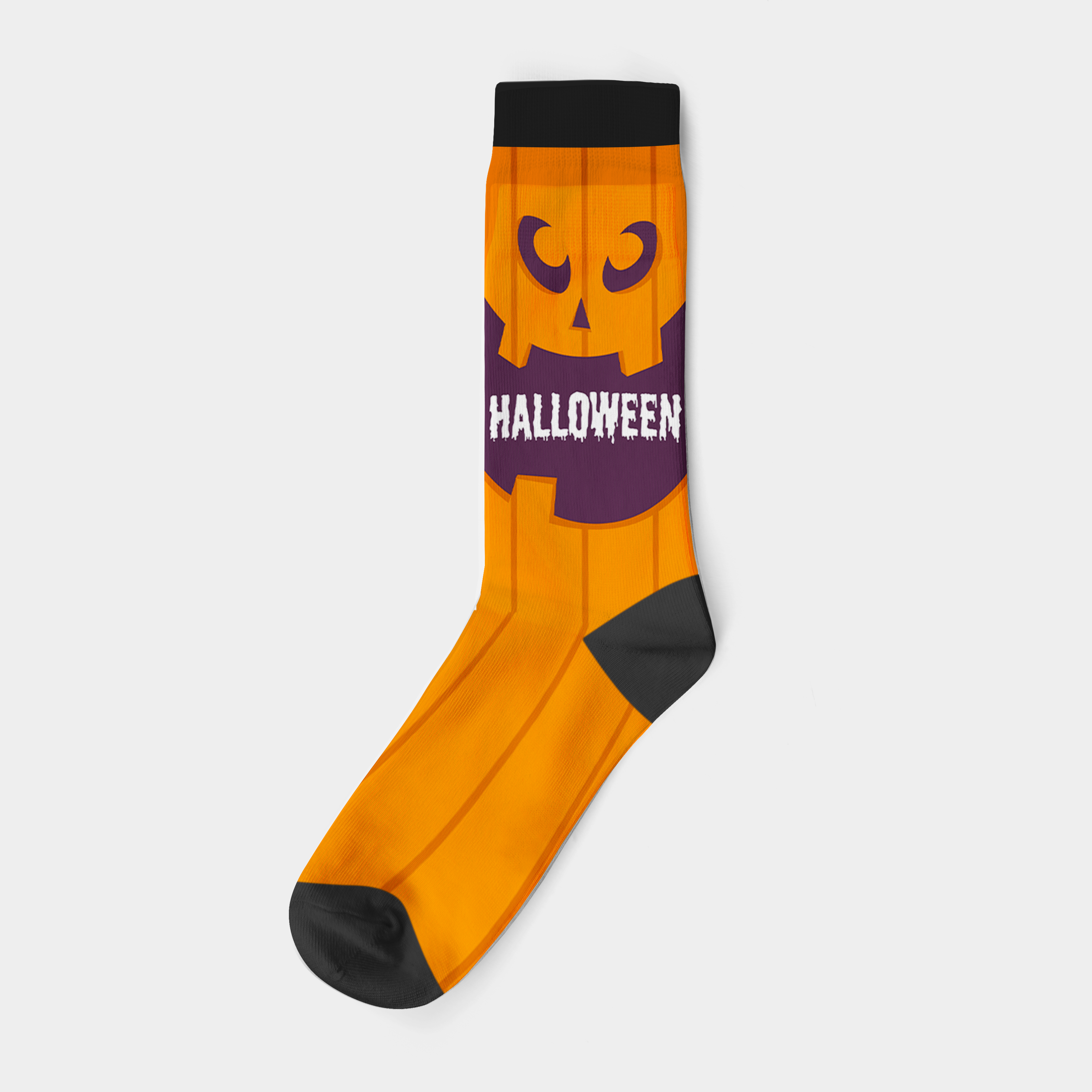 Pumpkin Crew Sock Crew Socks (9")