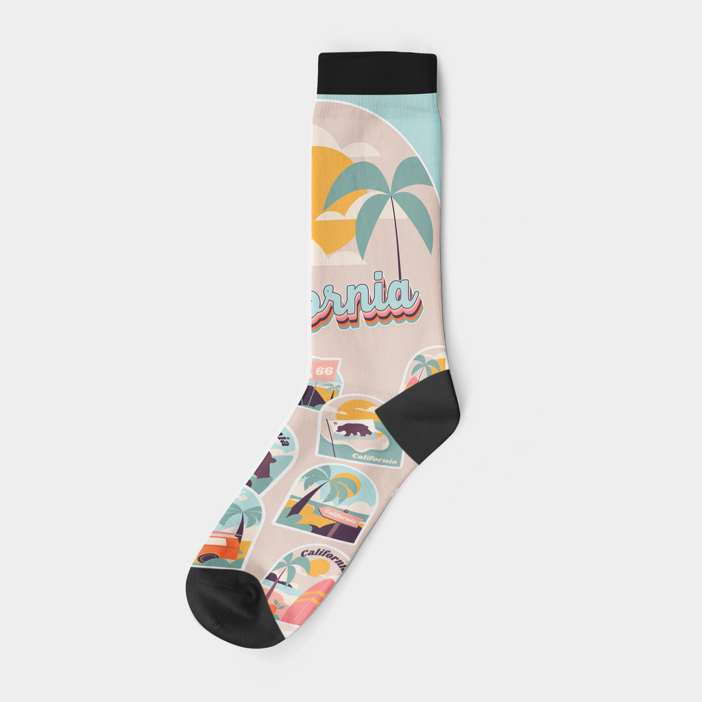 Califonia Crew Socks(9")