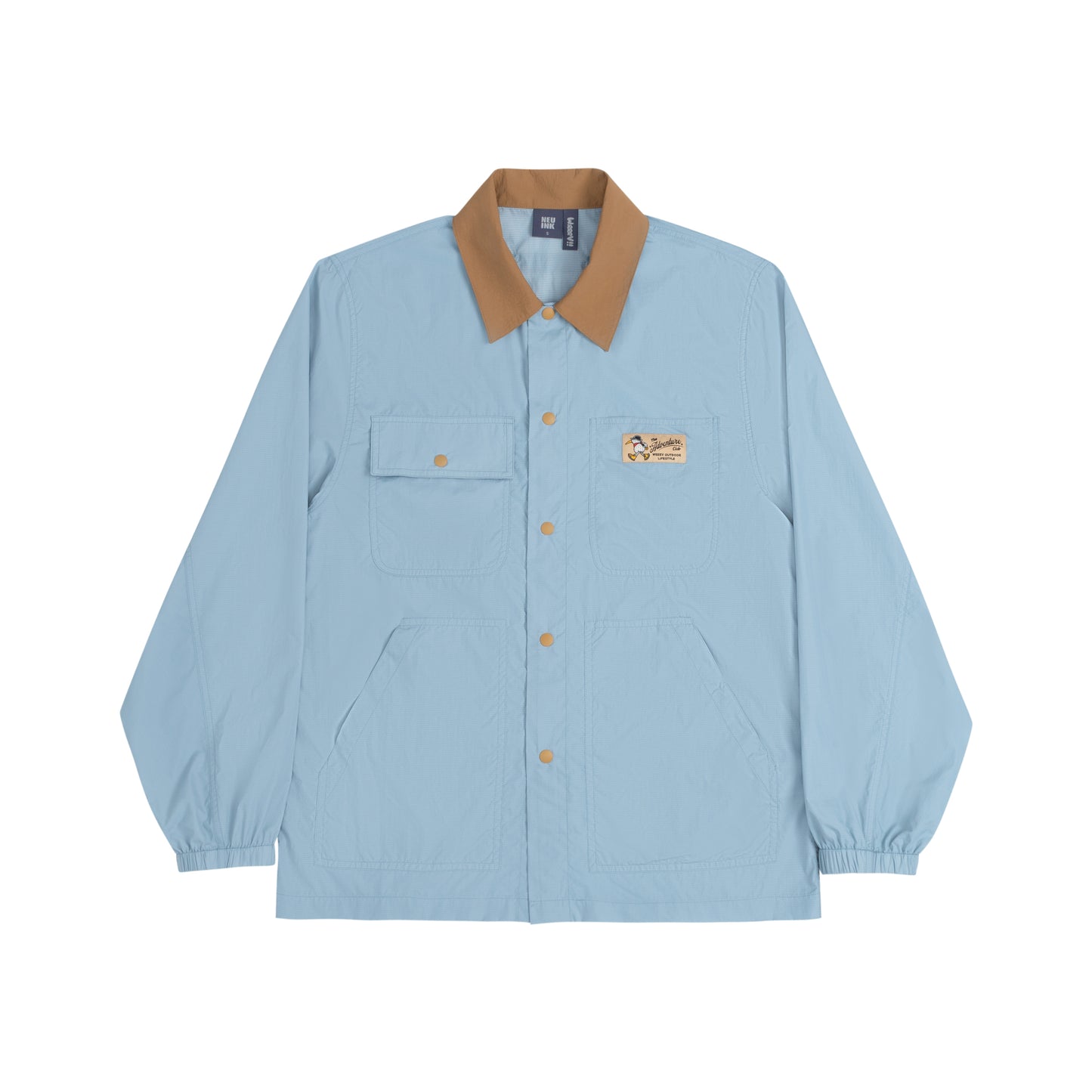 Outdoor Series - Color-Block Packable Sun Protection Button Up