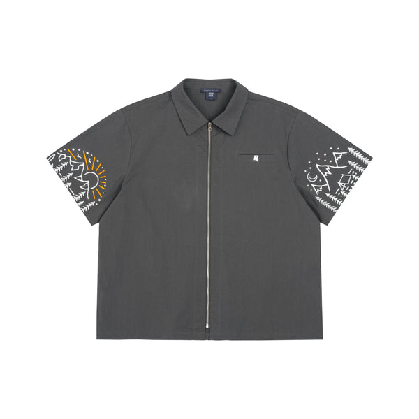 Outdoor Series - Nature's Harmony Zip Short Sleeve Shirt