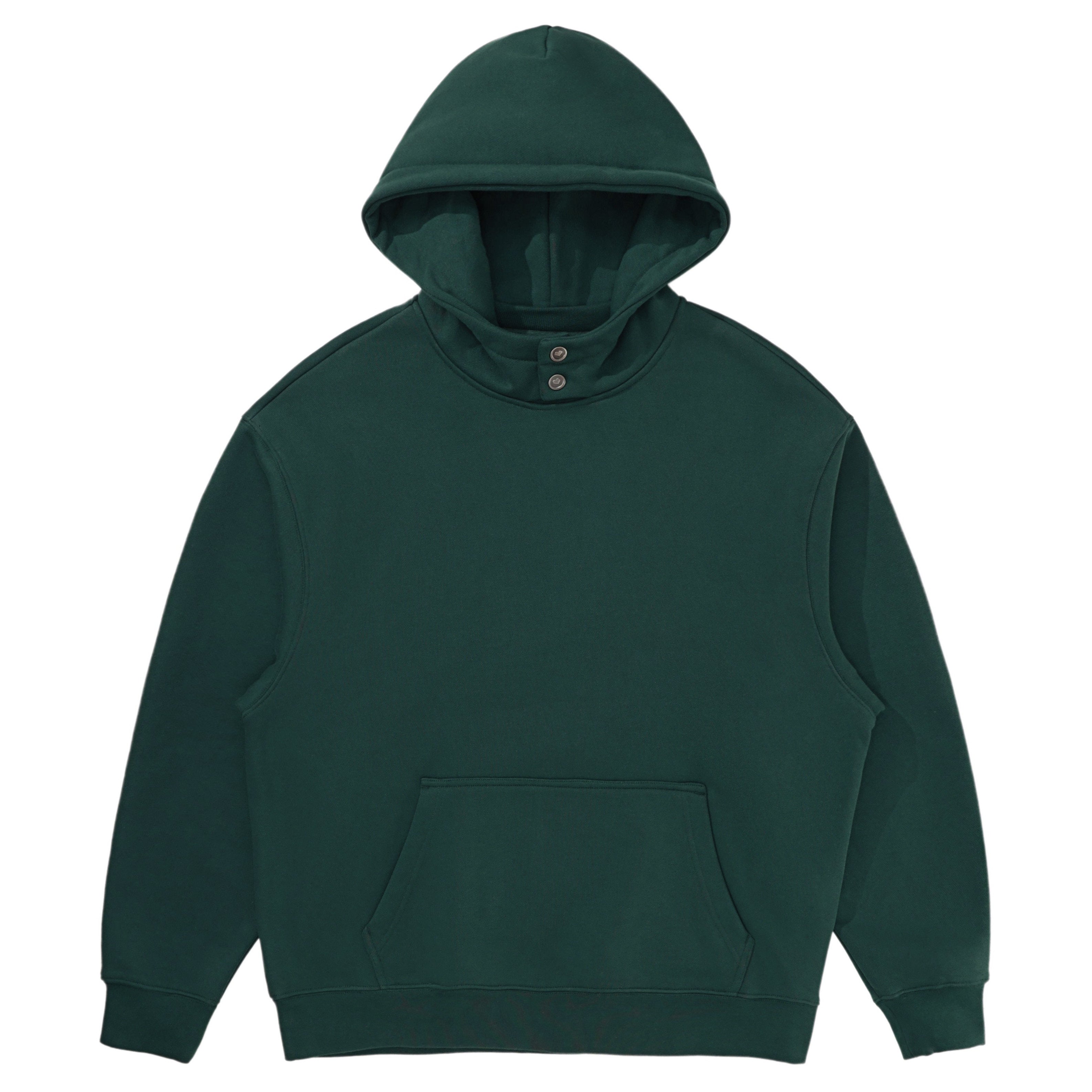 Double-Button Hooded Sweatshirt 510gsm