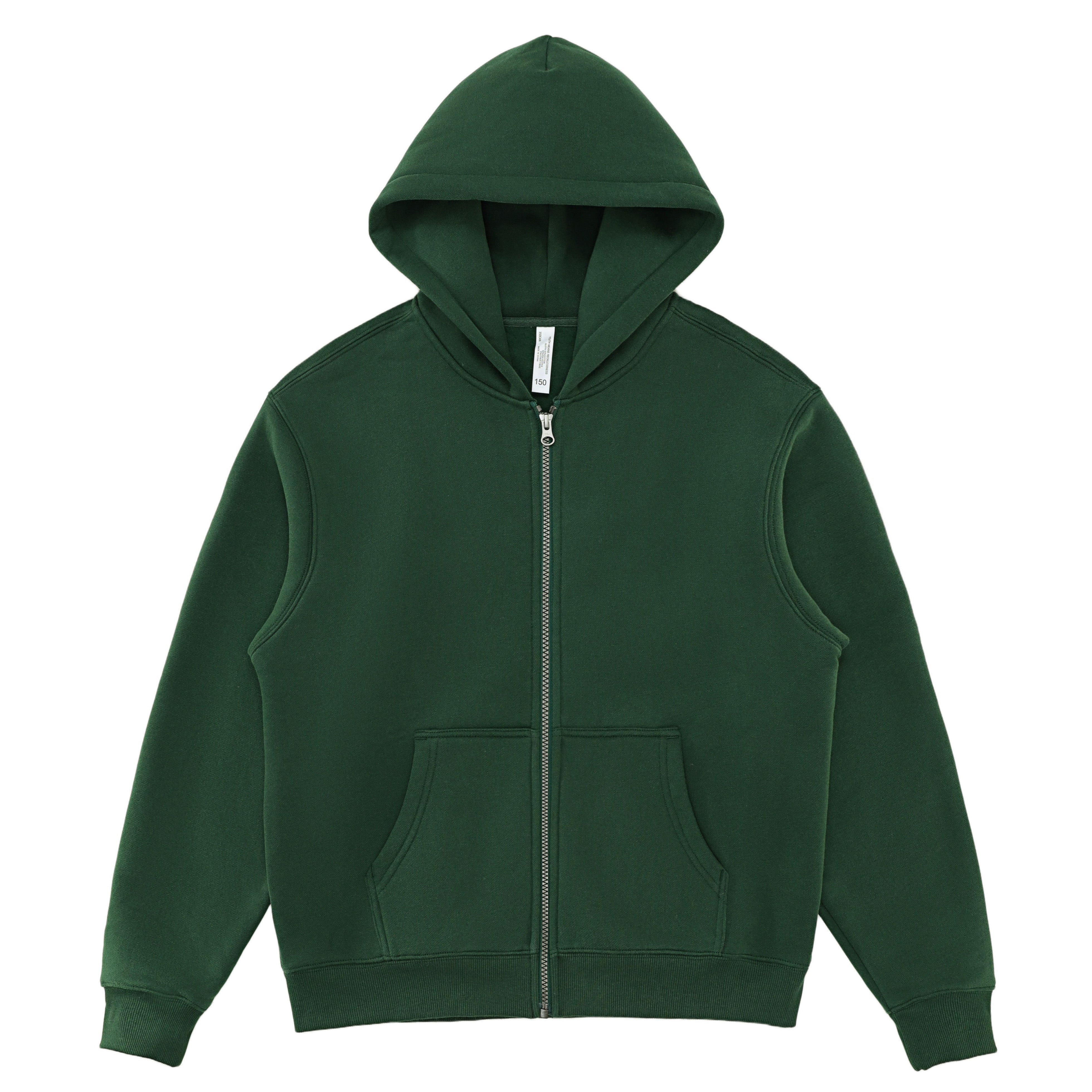 Zip-Up Plush Hoodie 350gsm