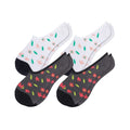 No Show Liner Sock with Non Slip Silicone Heel 6 Pair Pack