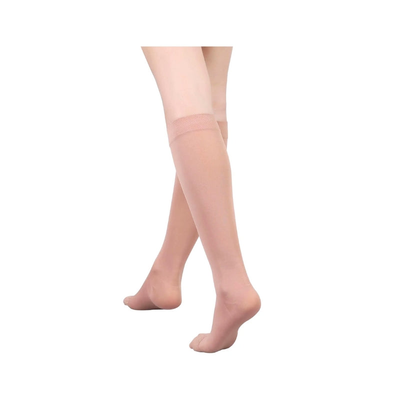 Microfiber Knee High Compression Socks 15-20 mmHg