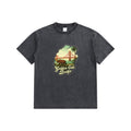 Black t-shirt with 'Golden Gate Bridge' graphic on a white background