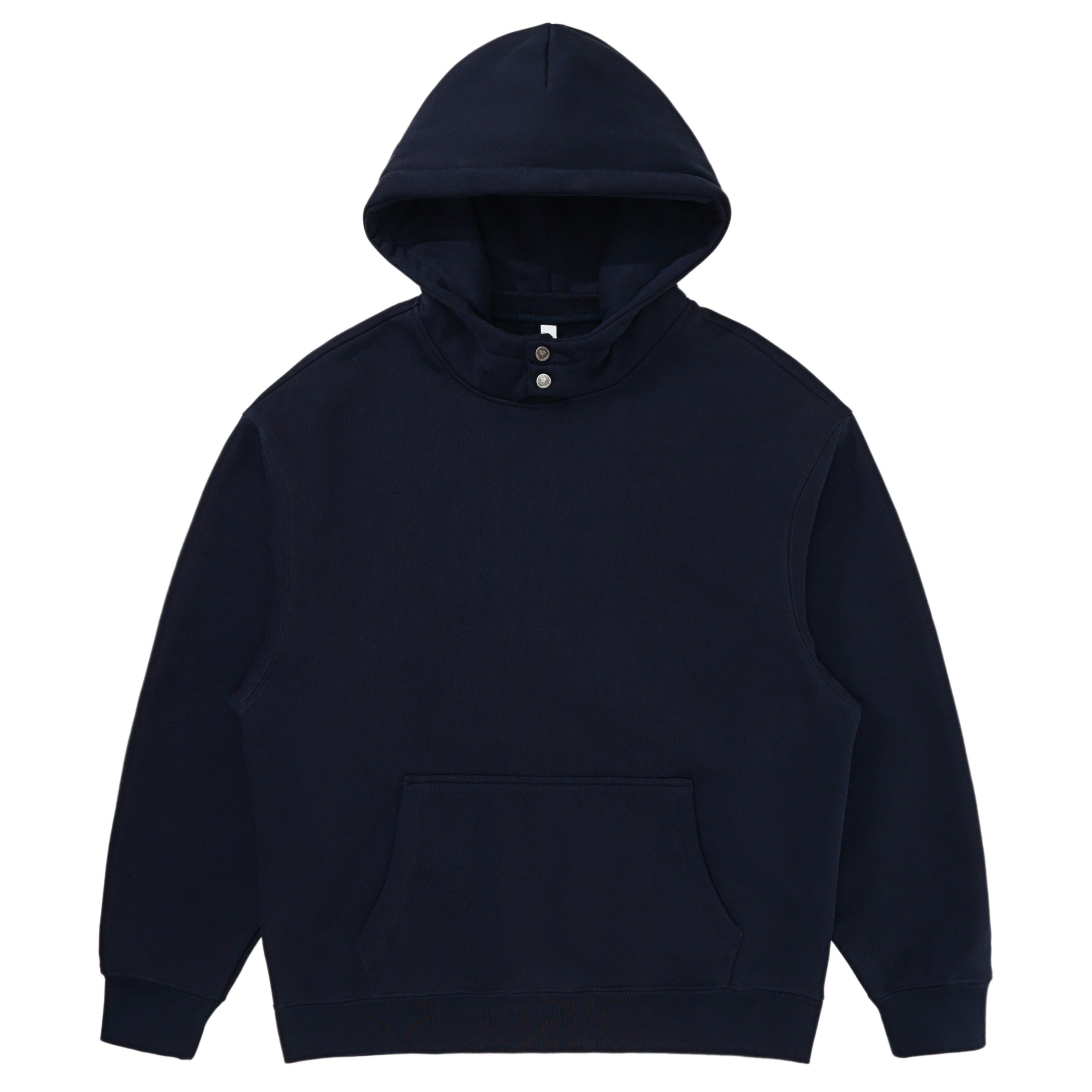 Double-Button Hooded Sweatshirt 510gsm