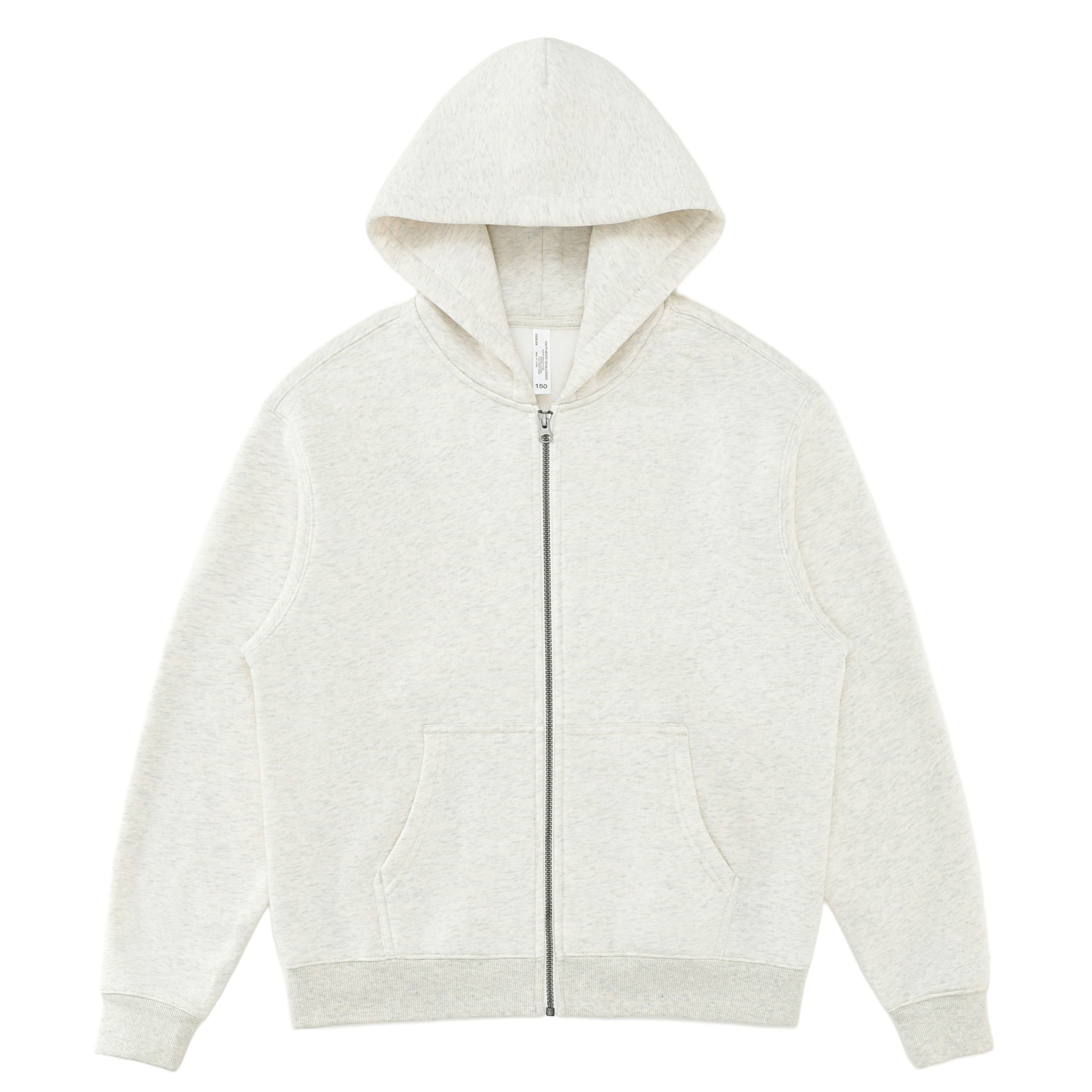 Zip-Up Plush Hoodie 350gsm