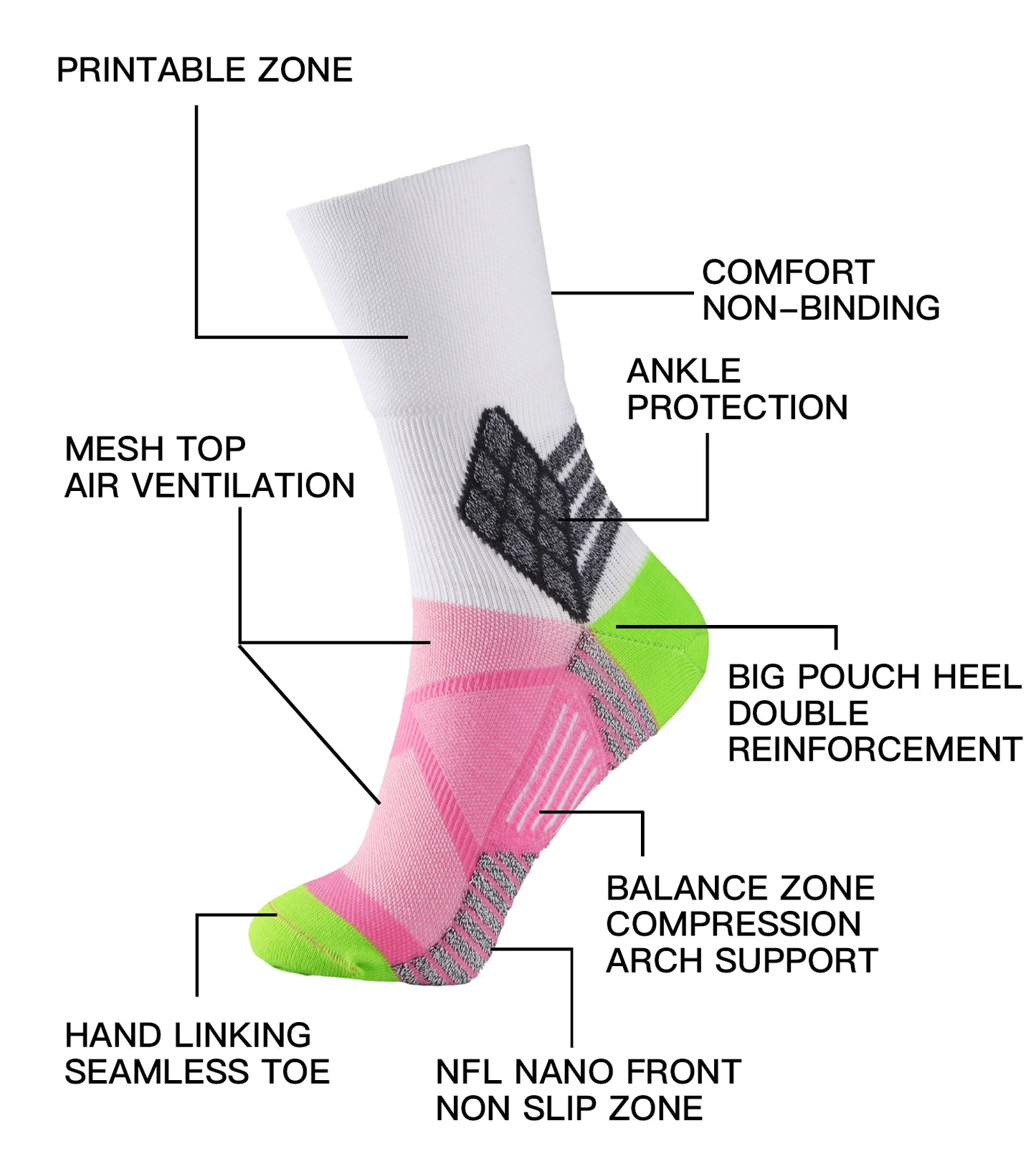 Non-Slip Cycling Socks