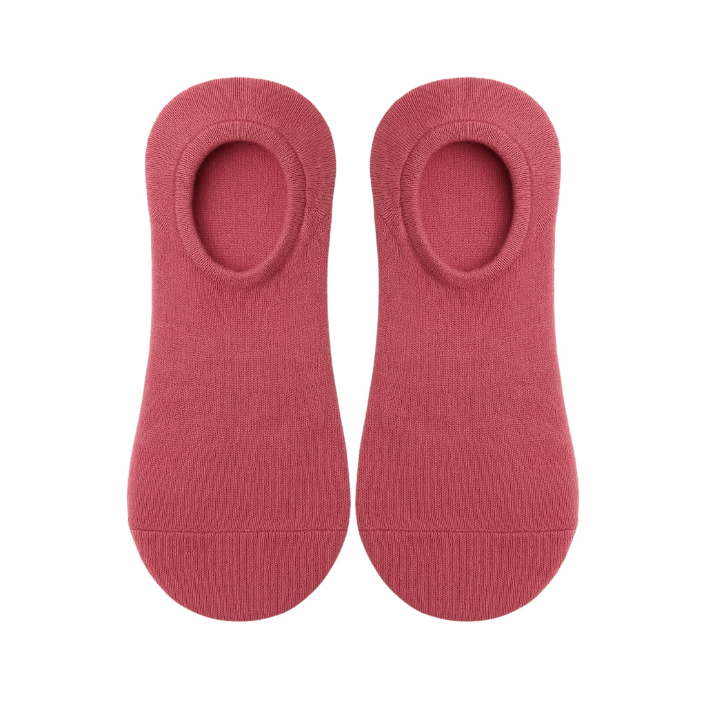 No Show Liner Socks - 6 Pairs Pack- PLUM