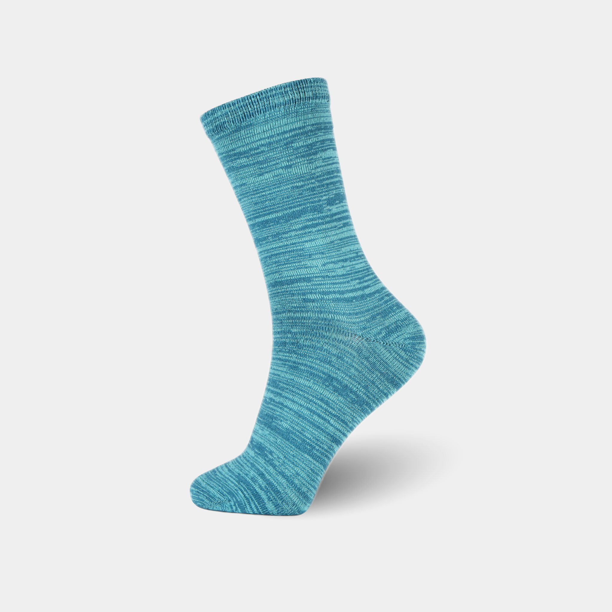 6 Pair Pack Crew Assorted Colors Random Feed Socks-TEAQ