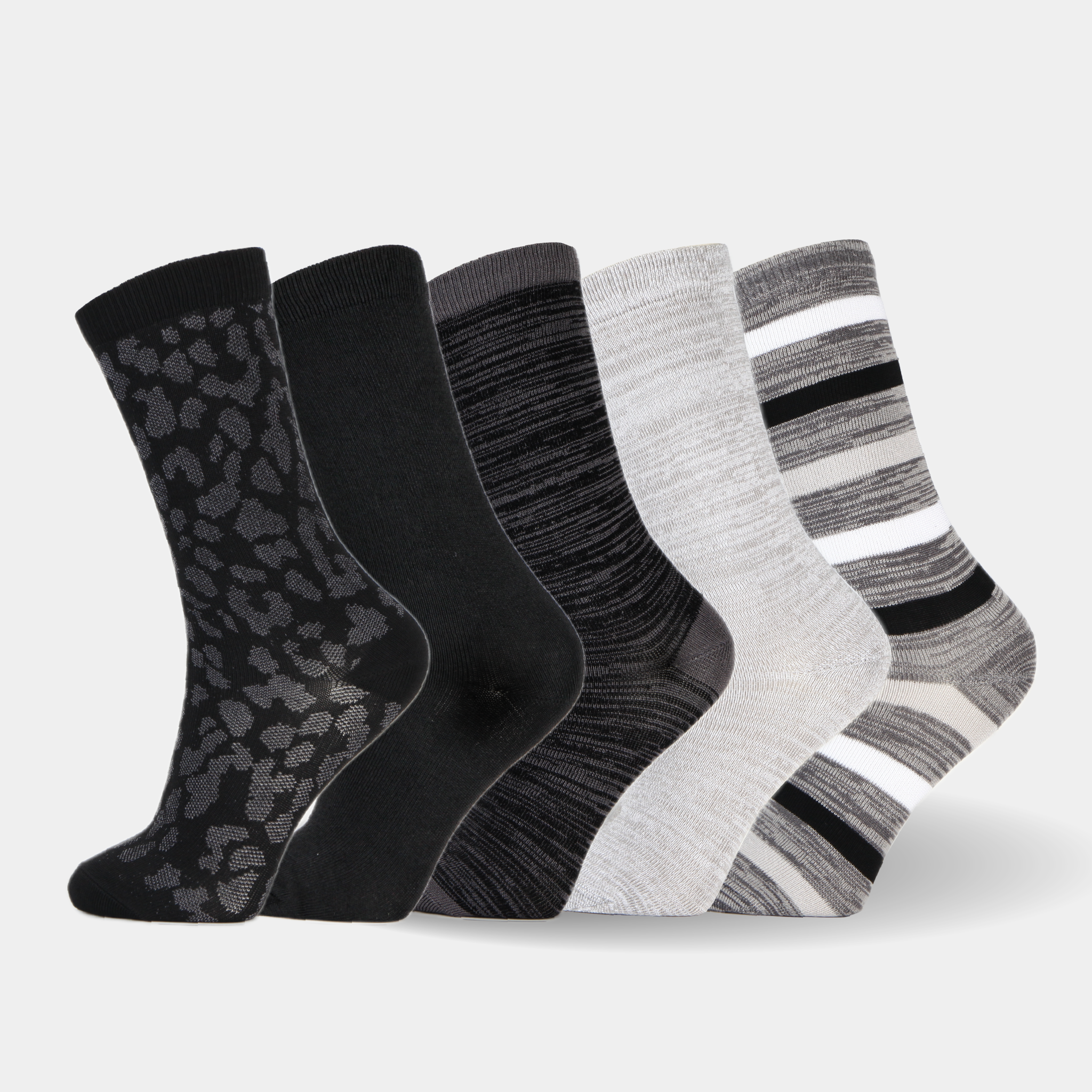 assorted 6 pairs crew socks