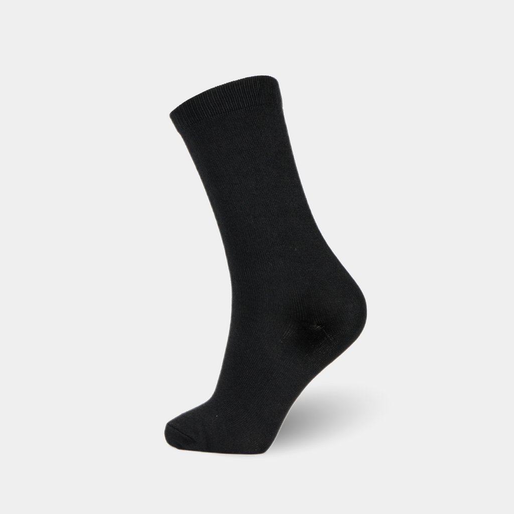 Crew 6 Pair Pack Ocelot Texture Assorted Colors-BLCK