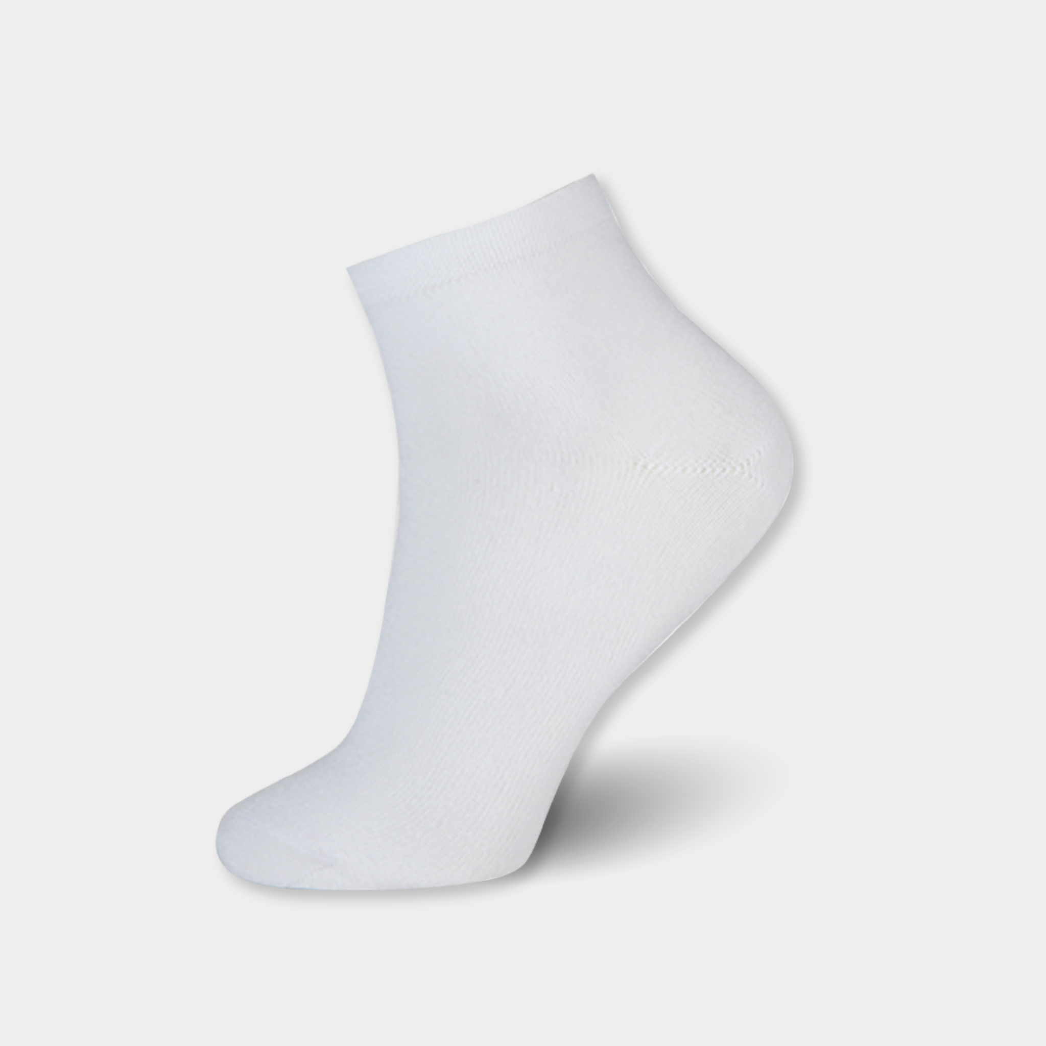 white ankle sock