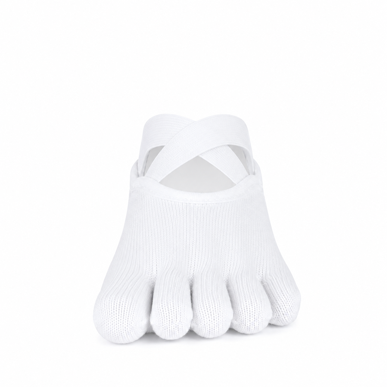 Women's Five-Toe Low Cut Grip Yoga Socks with Straps