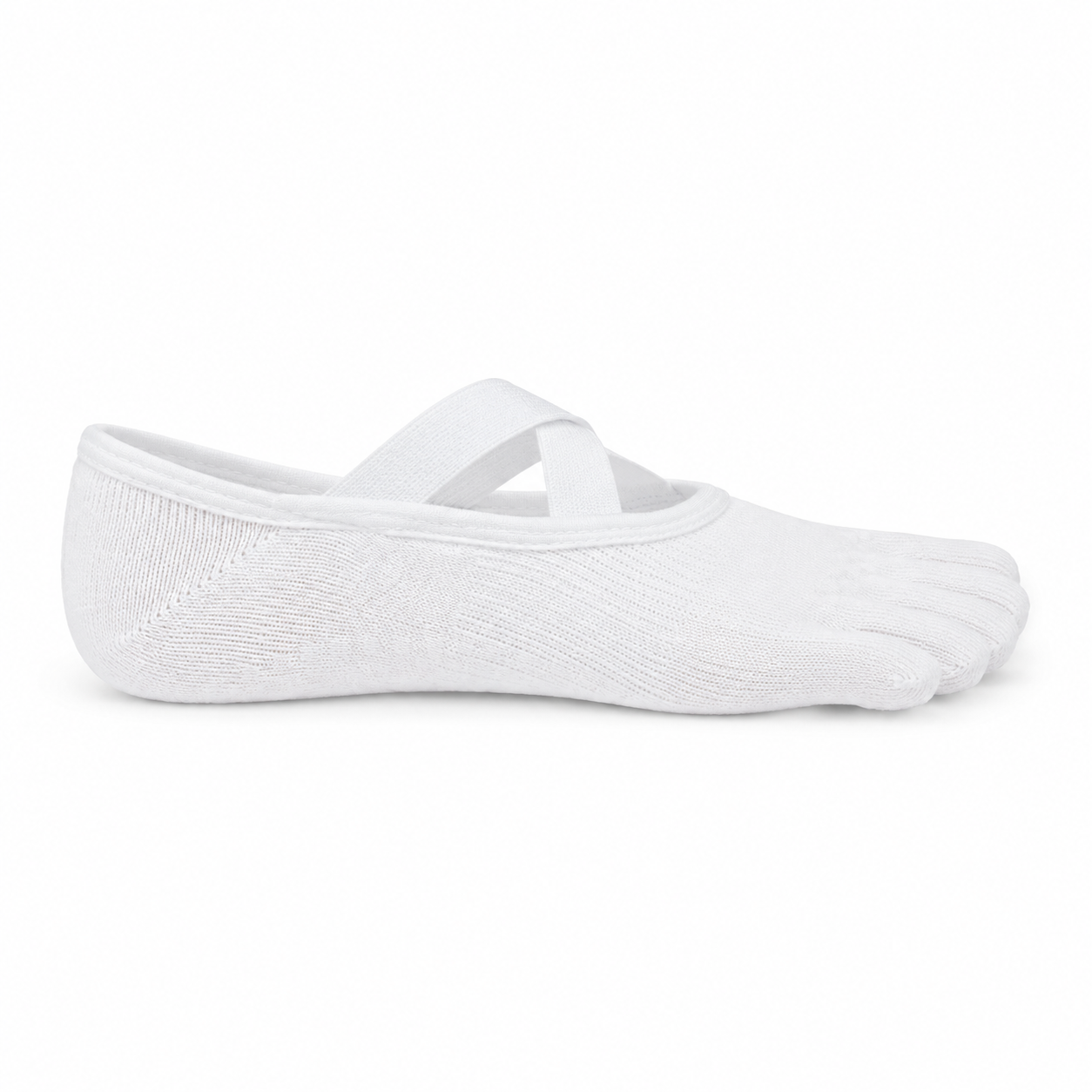 Women's Five-Toe Low Cut Grip Yoga Socks with Straps